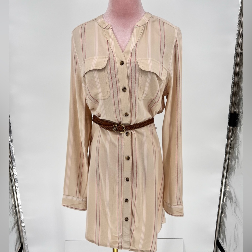 EUC SO Button Down Utility Dress - Picture 3 of 11